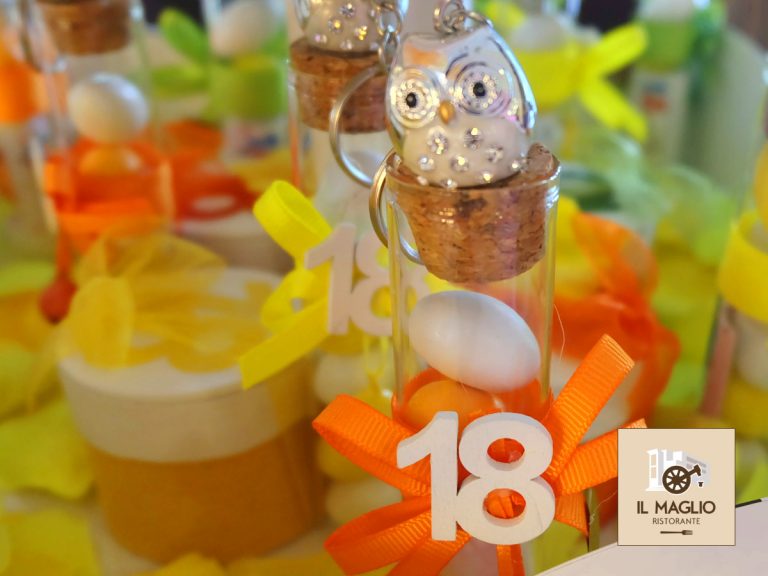 Confetti e caramelle per festa 18 anni Maglio Imola